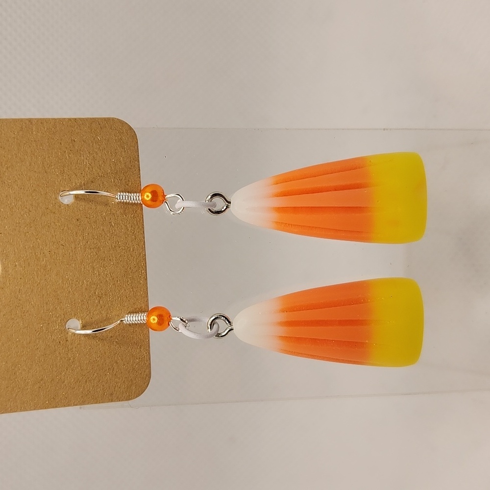 Candy Corn Earrings
